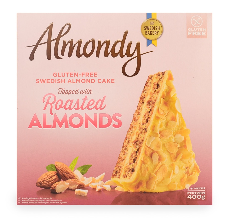 

Торт «Миндальный», Almondy, 400 г, Швеция
