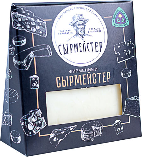 

Сыр полутвердый Сырмейстер Фирменный 45% 125 г