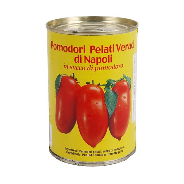 Томаты Sapori di Napoli очищенные в собственном соку консервированные