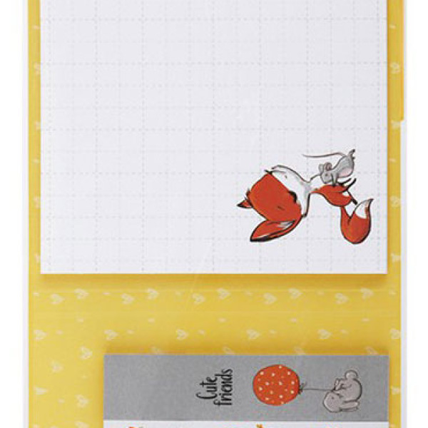 Флажки-закладки и самоклеящиеся блоки Meshu в наборе 25 л 