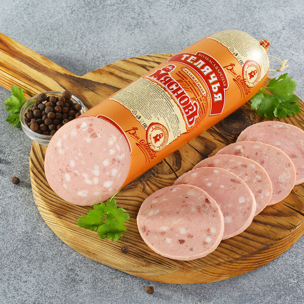 МясновЪ колбаса Телячья вареная