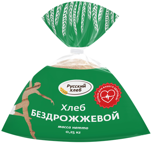 

Хлеб РУССКИЙ ХЛЕБ Бездрожжевой, в нарезке, 250г