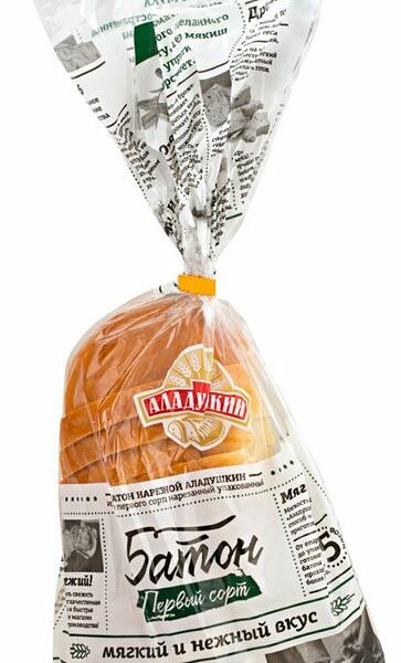 Батон Аладушкин Нарезной 350г