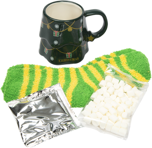 

Набор подарочный: Какао-напиток, маршмеллоу, кружка, носки 530 г