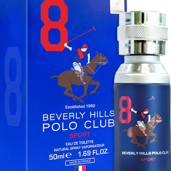 Туалетная вода Beverly Hills Polo Club Sport №8 мужская