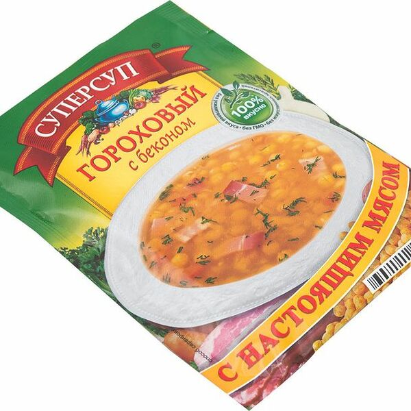Суп Суперсуп гороховый с беконом, 70г