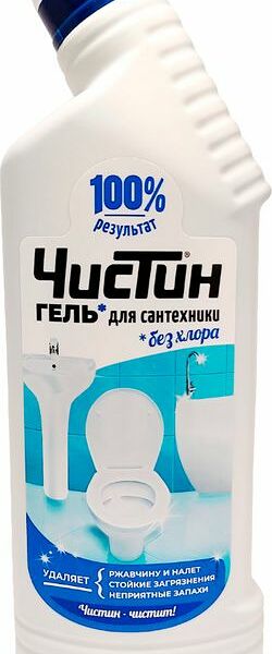 Гель Чистин санитарно-гигиенический для сантехники, 0.75 л