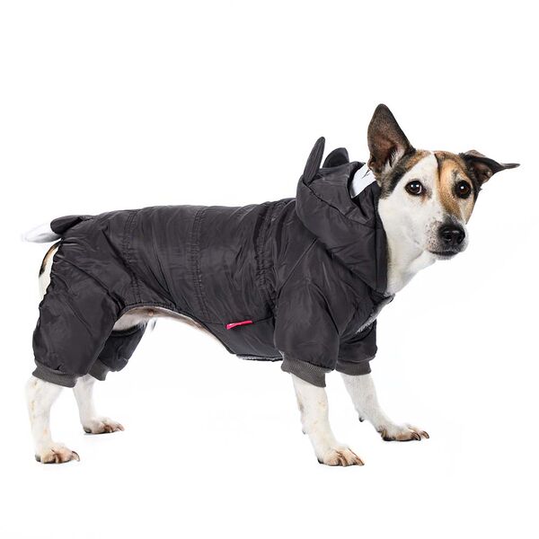 Комбинезон с капюшоном для собак 3XL коричневый (унисекс)