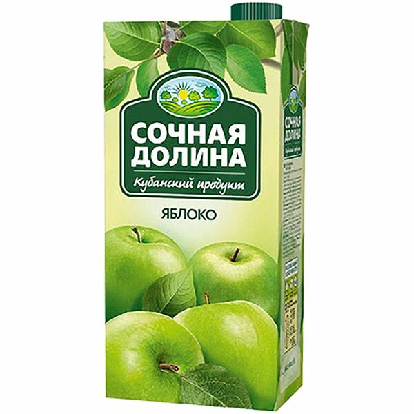 Нектар Сочная Долина Яблоко 1,93л