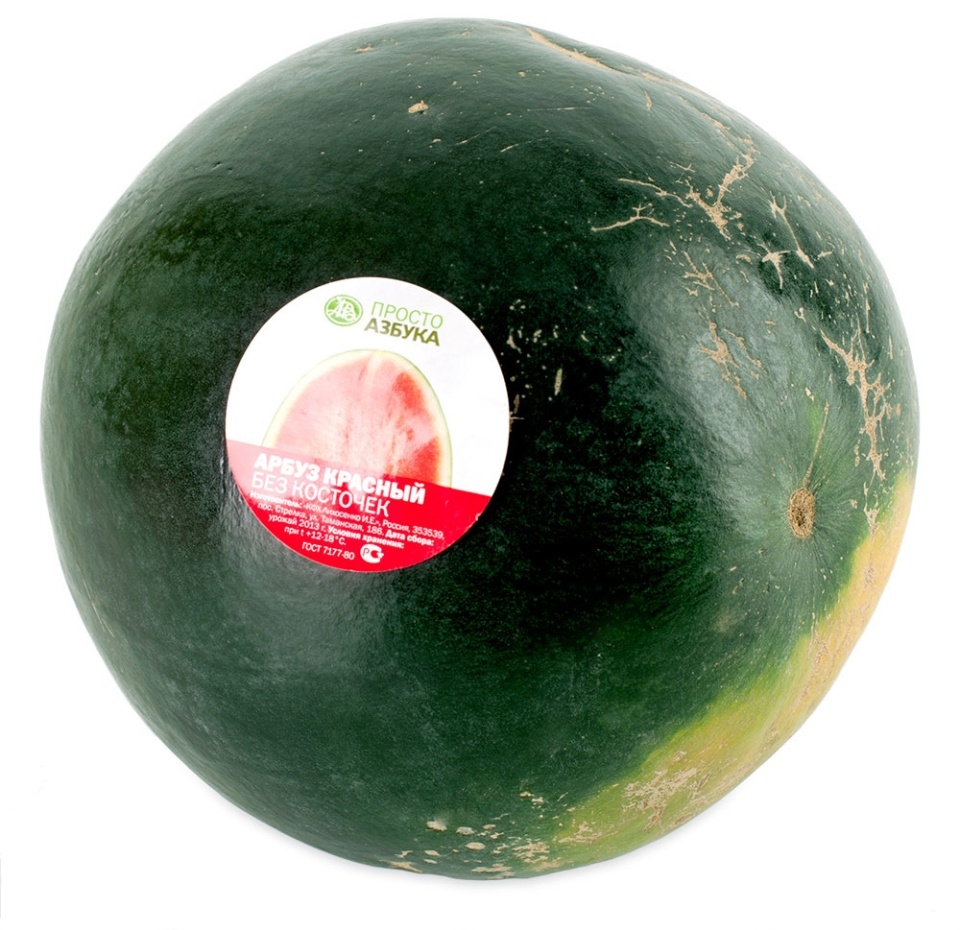 

Арбуз Просто Азбука без косточек 6 кг
