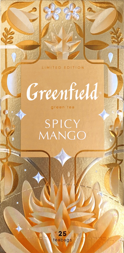 

Чай зеленый Greenfield Spicy Mango в пакетиках, 25 шт