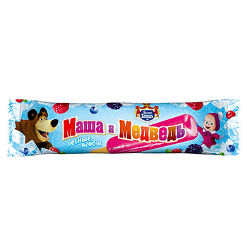 

Мороженое Маша и медведь Фруктовый лед с лесными ягодами, эскимо 60 г