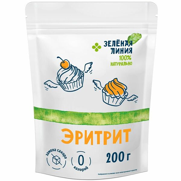 Подсластитель Эритрит Зелёная Линия, 200г
