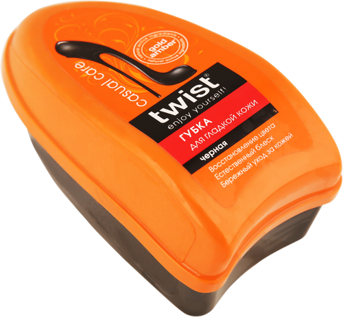 

Губка Twist для гладкой кожи Casual черная