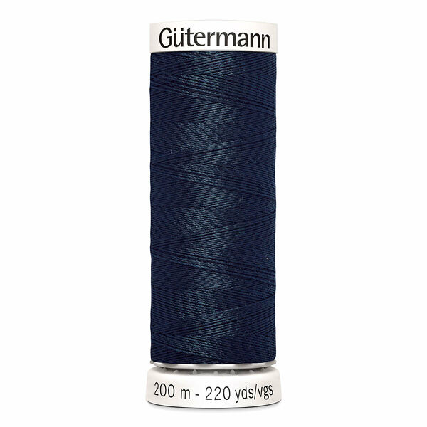 748277 Нить Sew-all для всех материалов, 200м, 100% п/э Gutermann(595 сине-зеленый)