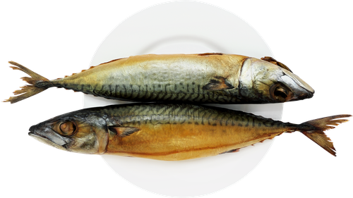 

Скумбрия Тихоокеанская крупная холодного копчения неразделанная с головой, весовая