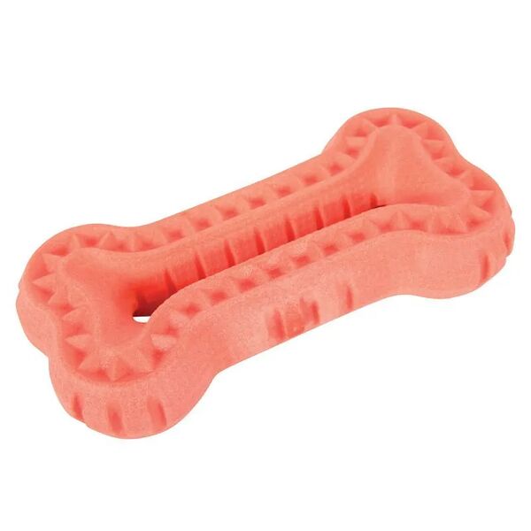 Игрушка для собак ZOLUX МУС, косточка, термопластичная резина (коралловая), 16 см