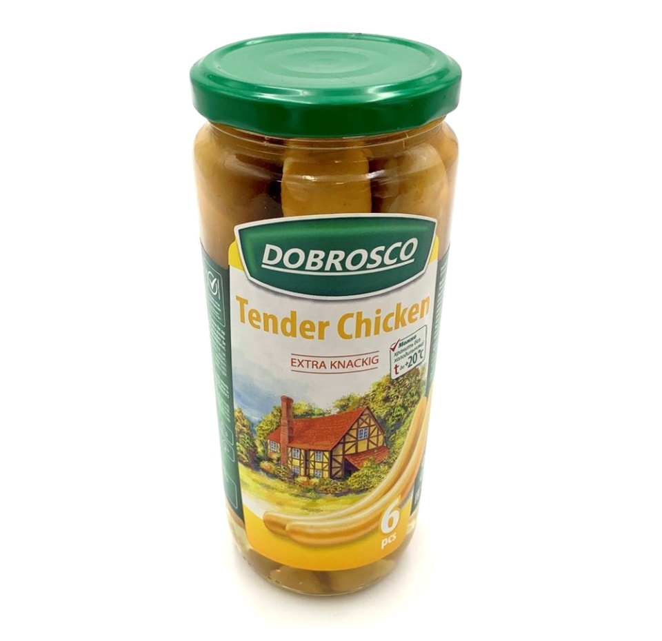 

Куриные колбаски в банке, DOBROSCO
