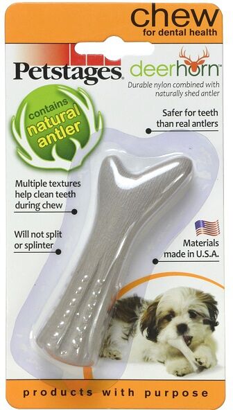 Игрушка Petstages Deerhorn с оленьими рогами (очень маленькая) для собак 9 см