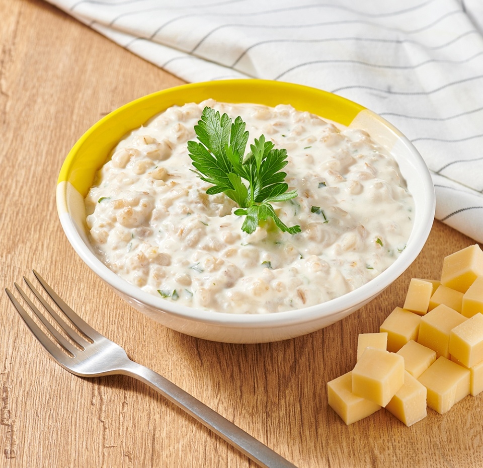 

Перловка Уже Готово томленная в сливочно-сырном соусе 250 г