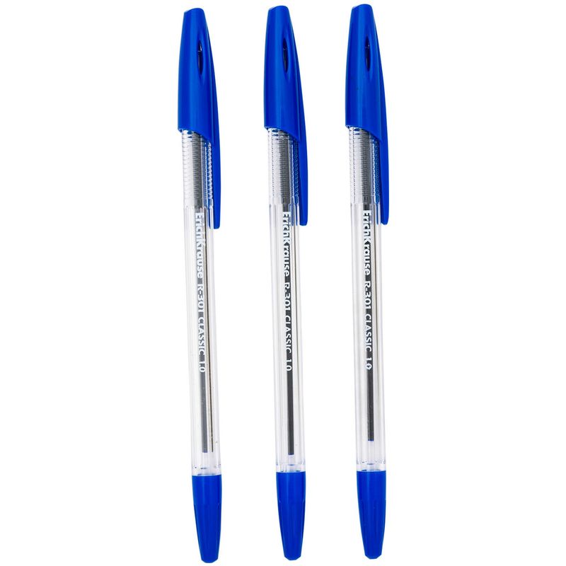 

Набор шариковых ручек Erich Krause R-301 синие 1мм 3шт