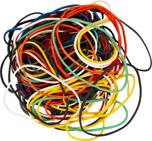 

Резинки банковские Staff универсальные цветные 60 мм