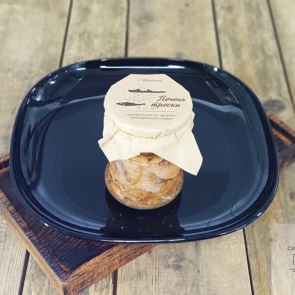 Печень трески натуральная в стекле