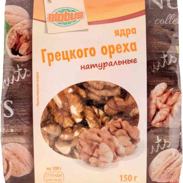 Грецкие орехи натуральные Глобус