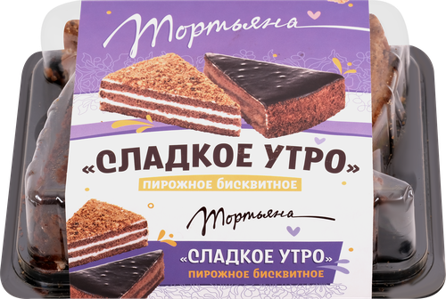 

Пирожное ТОРТЬЯНА Сладкое утро, 180г