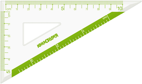 

Набор чертежный Юнландия Геометрия, средний, линейка 18см, 2 треугольника, транспортир