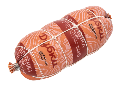 

Колбаса вареная ДУБКИ Плетенка со шпиком, 500г