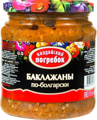 

Баклажаны Валдайский Погребок По-болгарски 450 г