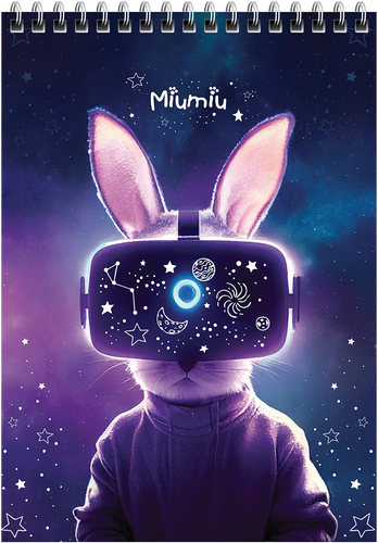 

Блокнот MESHU Miumiu А5, 60 листов, в ассортименте