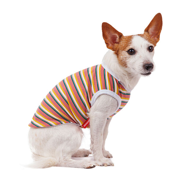 Футболка для собак L розовый (унисекс)