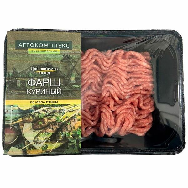 Фарш куриный Агрокомплекс Выселковский 500 г