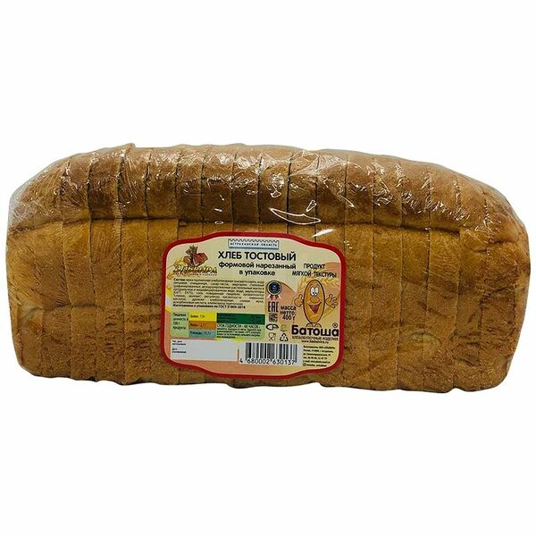 Хлеб Батоша Тостовый в нарезке