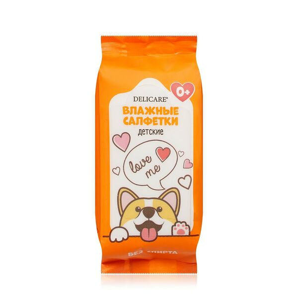 Детские влажные салфетки Delicare mini 
