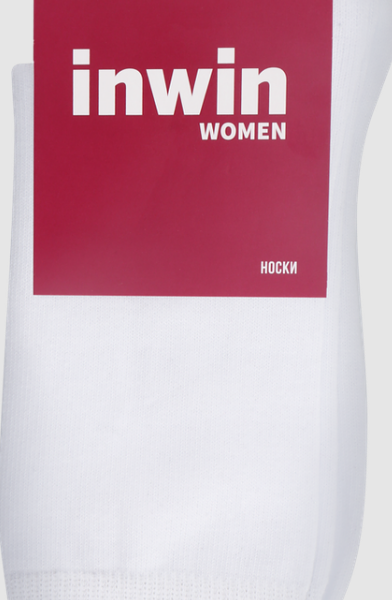Носки женские INWIN р. 35–37, белые, Арт. BWS01-05