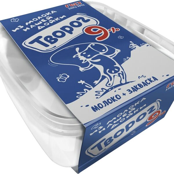 Творог Из молока Нашей дойки 9% 