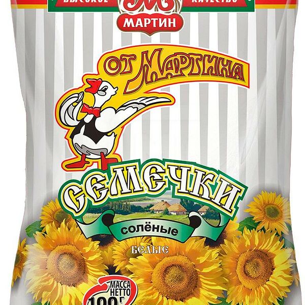 Семечки соленые белые от Мартина ТМ Мартин, 100г