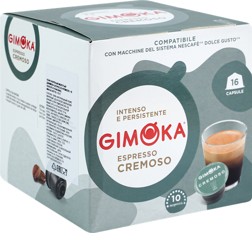 

Капсулы формата Dolce Gusto Gimoka Espresso Cremoso 16 капсул 112 г, Италия