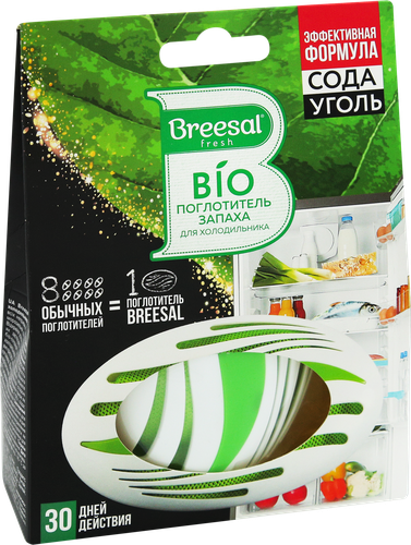 

Сменный картридж Breesal для био-поглотителя запаха для холодильника 80 г