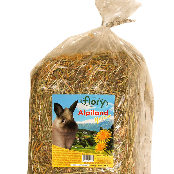 Fiory сено Alpiland Yellow с одуванчиком для грызунов