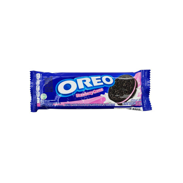 Печенье Oreo с клубничным кремом, 27,6 г