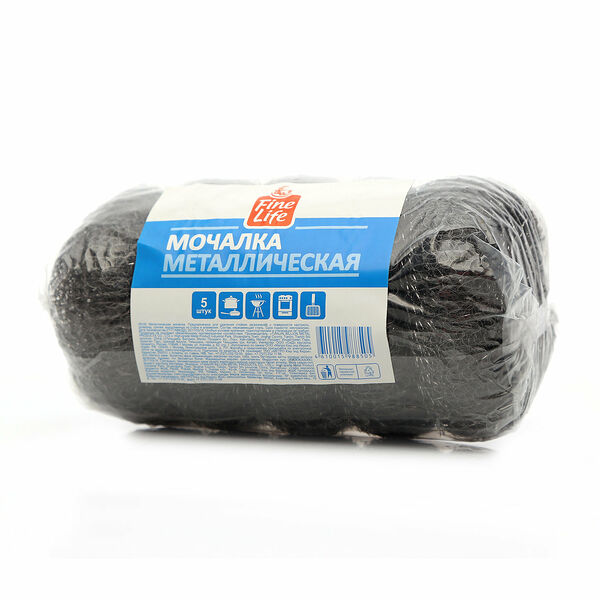 Мочалка металлическая ТМ Fine Life (Файн Лайф)