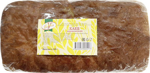 

Хлеб ХЛЕБ-В Деревенский, высший сорт, 600г