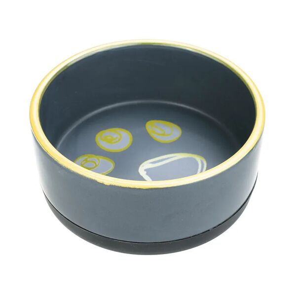 Миска для собак 250мл 12,5см фиолетовая керамика