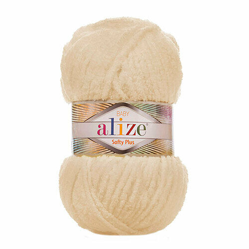 Пряжа Alize 'Softy Plus' 100г 120м (100% микрополиэстер)(310 шампань)
