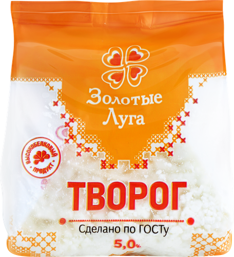 

Творог Золотые луга 5% без змж 180 г