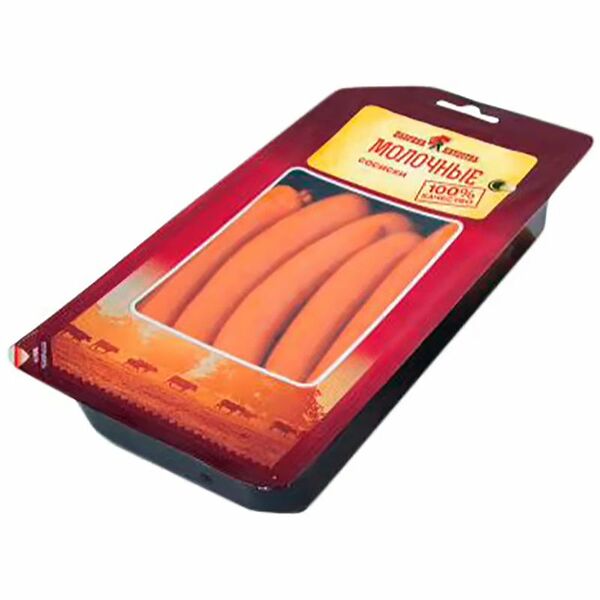 Сосиски ФАБРИКА КАЧЕСТВА Молочные 1с п/а МГА вес до 1.0 кг